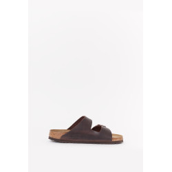 BIRKENSTOCK HABANA ARIZONA REGULAR SOFT FOOTBED OILED LEATHER SANDALS